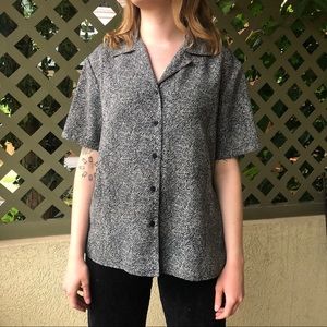 Vintage Notations Button Up